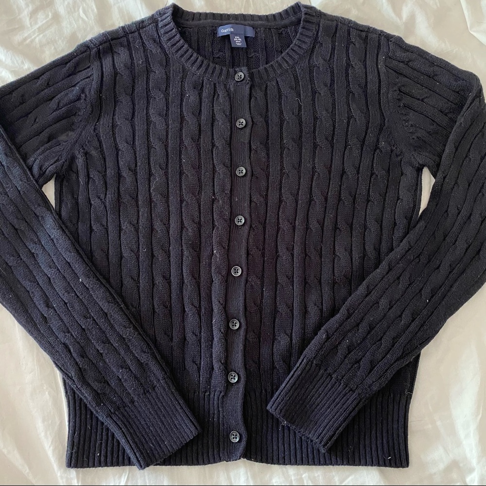 EUC GAP Girls Cabled Cardigan